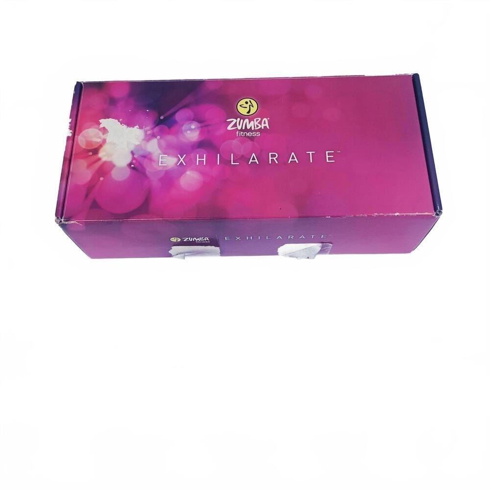 Zumba Fitness Exhilarate Body Shaping System, 7 DVD Set, Toning Sticks, Guide‎